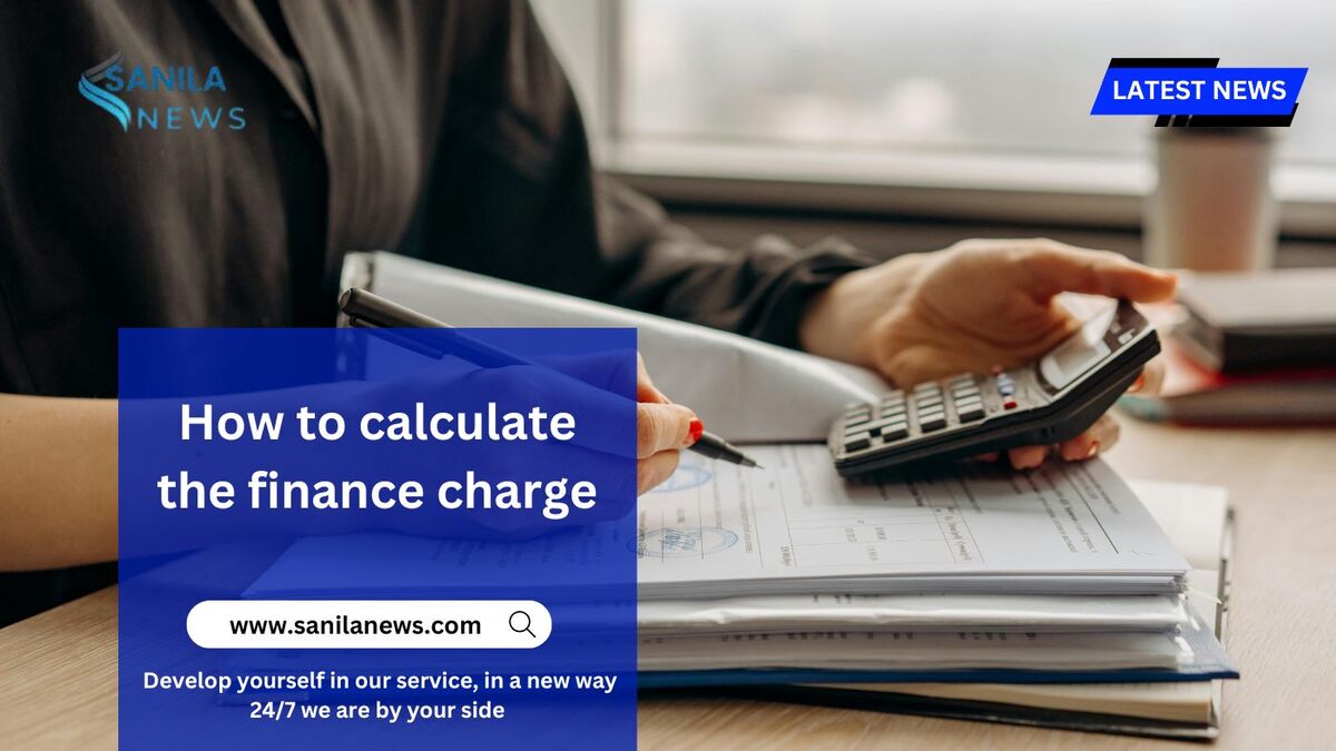 How to calculate the finance charge